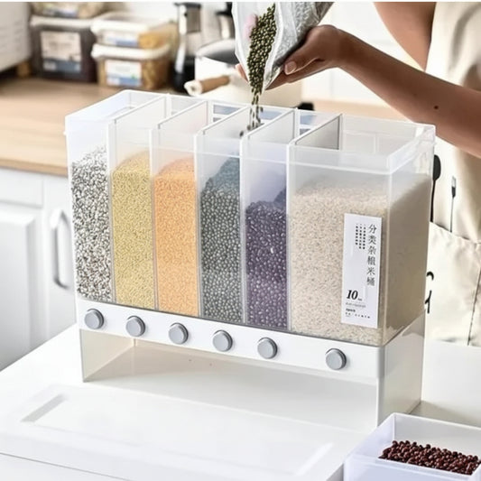 Dispensador De Cereales y Granos 6 Boton